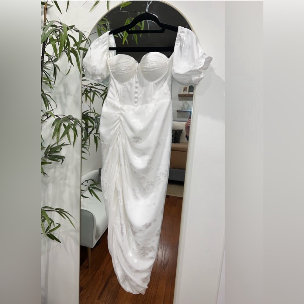 White Midi Dress | woman’s XS | NWT